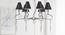 Carson Chandelier (Chrome) by Urban Ladder - Design 1 Semi Side View - 302858