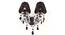 Crystorama Wall Light (Black, Black Shade Color) by Urban Ladder - Design 1 Details - 302889