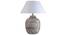 Cumberland Table Lamp (White Shade Colour, Cotton Shade Material, White - Distressed Finish) by Urban Ladder - Design 1 Details - 302913
