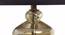 Zelda Table Lamp (Black Shade Colour, Cotton Shade Material, Champagne) by Urban Ladder - Design 1 Close View - 302932