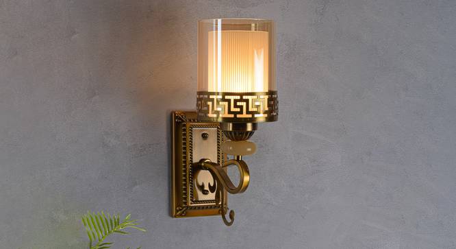 Yosmitte Wall Light (Brass) by Urban Ladder - Design 1 Half View - 302942