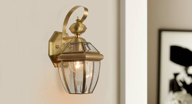 Xenia Wall Sconce (Brass) by Urban Ladder - Design 1 Half View - 302949