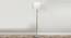 Unicorn Floor Lamp (White, White Shade Colour, Cotton Shade Material) by Urban Ladder - Design 1 Semi Side View - 302992
