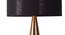 Tux Table Lamp (Black, Black Shade Colour, Silk Shade Material) by Urban Ladder - Design 1 Close View - 303000