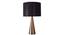 Tux Table Lamp (Black, Black Shade Colour, Silk Shade Material) by Urban Ladder - Details - 