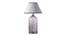Tesco Table Lamp (Clear Finish, White Shade Colour, Cotton Shade Material) by Urban Ladder - Design 1 Details - 303036