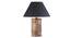 Manderley Table Lamp (Natural, Black Shade Colour, Cotton Shade Material) by Urban Ladder - Design 1 Details - 303182