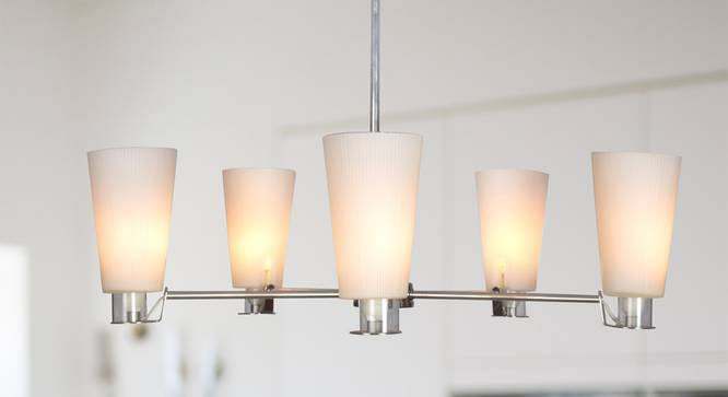 Sasha Chandelier (Chrome) by Urban Ladder - Design 1 Half View - 303224