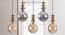 Rosenfort Hanging Cluster (Amber Gold) by Urban Ladder - Design 1 Semi Side View - 303295