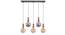 Rosenfort Hanging Cluster (Amber Gold) by Urban Ladder - Design 1 Details - 303297