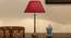 Loren Table Lamp (Brown, Cotton Shade Material, Maroon Shade Colour) by Urban Ladder - Design 1 Half View - 303351