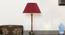 Loren Table Lamp (Brown, Cotton Shade Material, Maroon Shade Colour) by Urban Ladder - Design 1 Details - 303352
