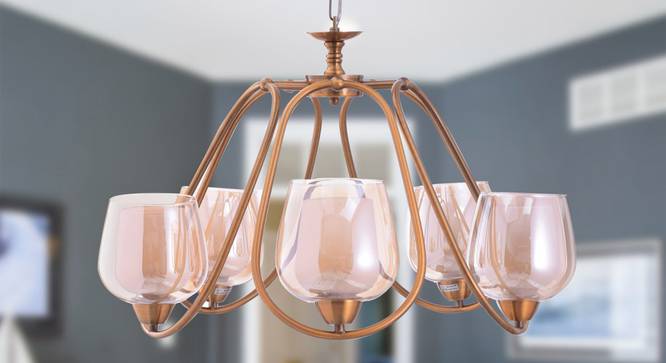 Lorena Chandelier (Brass) by Urban Ladder - Design 1 Details - 303358