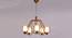 Lorena Chandelier (Brass) by Urban Ladder - Front View Design 1 - 303359