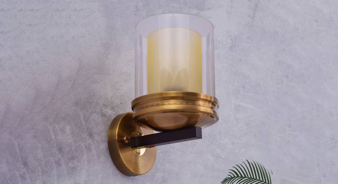 Gorden Wall Light (Brass) by Urban Ladder - Design 1 Semi Side View - 303407