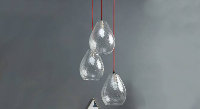 Mariana Hanging Cluster (Clear) by Urban Ladder - Design 1 Semi Side View - 303449