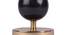 Maris Table Lamp (Brass, Black Shade Colour, Cotton Shade Material) by Urban Ladder - Design 1 Close View - 303459