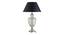 Norton Table Lamp (Clear, Black Shade Colour, Cotton Shade Material) by Urban Ladder - Design 1 Details - 303476