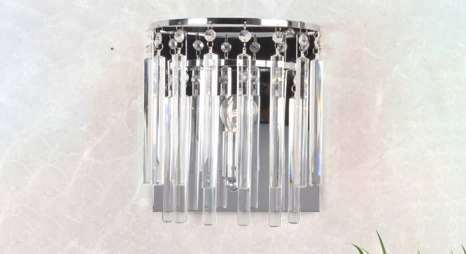 Orchid Wall Light (Chrome) by Urban Ladder - Design 1 Semi Side View - 303481