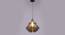 Oslo Hanging Lamp (Grey) by Urban Ladder - Front View - 