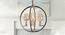 Mercana Chandelier (Black & Gold) by Urban Ladder - Design 1 Semi Side View - 303509