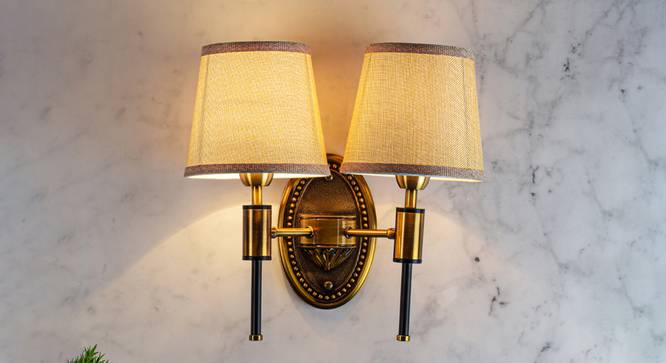 Miles Wall Sconce (Brass) by Urban Ladder - Design 1 Half View - 303514