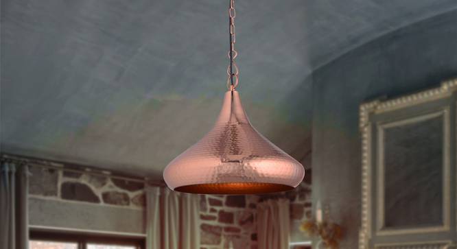 Otis Pendant (Copper) by Urban Ladder - Design 1 Half View - 303528