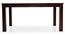 Brighton Large 6 Seater Dining Table (Mahogany Finish) by Urban Ladder