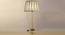 Fegan Table Lamp (Grey Shade Colour, Cotton Shade Material, Brass White) by Urban Ladder - Front View - 