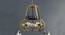 Hartwell Chandelier (Brass) by Urban Ladder - Design 1 Semi Side View - 304010
