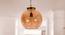 Alufoil Hanging Lamp (Amber) by Urban Ladder - Design 1 Semi Side View - 