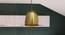 Zaden Pendant (Brass) by Urban Ladder - Design 1 Semi Side View - 