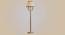 Axel Floor Lamp (Brass, Cotton Shade Material, Off White Shade Colour) by Urban Ladder - Front View Design 1 - 