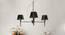 Conley Chandelier (Chrome, Metal Shade Material) by Urban Ladder - Design 1 Semi Side View - 