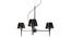 Conley Chandelier (Chrome, Metal Shade Material) by Urban Ladder - Design 1 Details - 