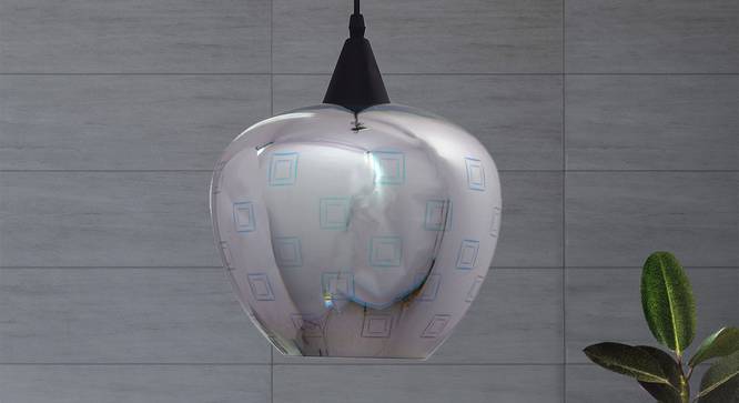 Dayton Pendant (Chrome) by Urban Ladder - Design 1 Semi Side View - 
