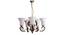 Suki Fusion Chandelier (Gold) by Urban Ladder - Front View Design 1 - 304221