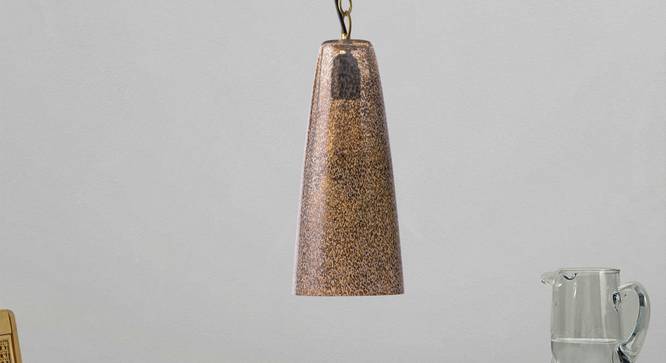 Tigris Hanging Lamp (Printed Finish) by Urban Ladder - Design 1 Semi Side View - 304233
