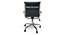 Charles Study Chair - 2 Axis Adjustable (Black) by Urban Ladder - Rear View Design 1 - 304246