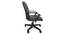 Barry Study Chair (Black Leatherette) by Urban Ladder - Design 1 Side View - 304251
