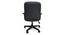 Barry Study Chair (Black Leatherette) by Urban Ladder - Rear View Design 1 - 304252