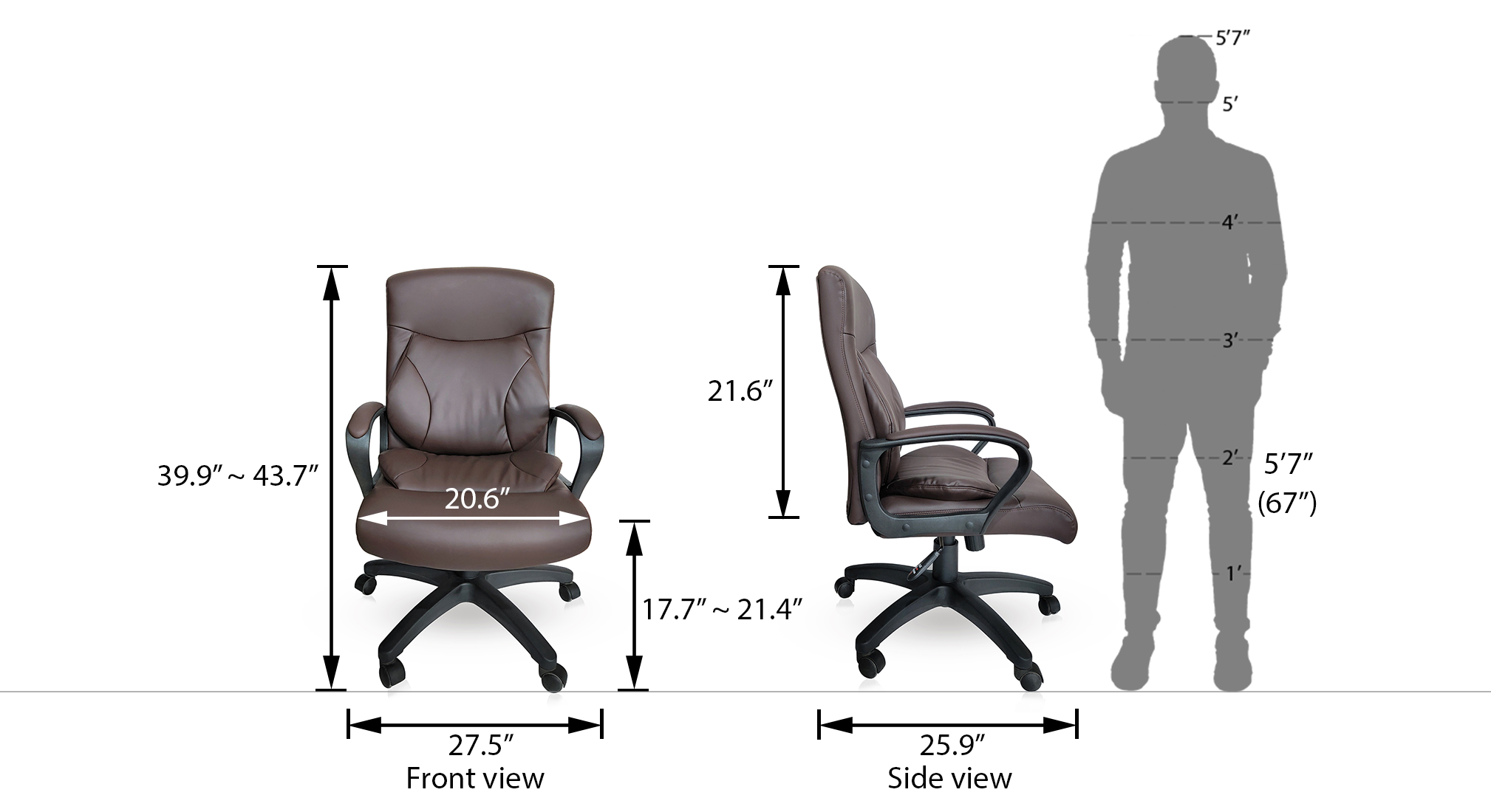 Jean Study Chair - Urban Ladder