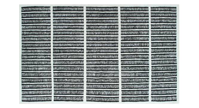 Sketch Dhurrie (Black, 152 x 244 cm  (60" x 96") Carpet Size) by Urban Ladder - Front View Design 1 - 304632