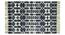 Aztec Black Carpet (Black, 61 x 122 cm (24" x 48") Carpet Size) by Urban Ladder - Front View Design 1 - 304648