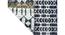Aztec Black Carpet (Black, 61 x 122 cm (24" x 48") Carpet Size) by Urban Ladder - Rear View Design 1 - 304650
