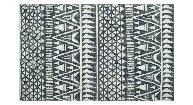 Arrow Dhurrie (Black, 152 x 244 cm  (60" x 96") Carpet Size) by Urban Ladder - Front View Design 1 - 304696