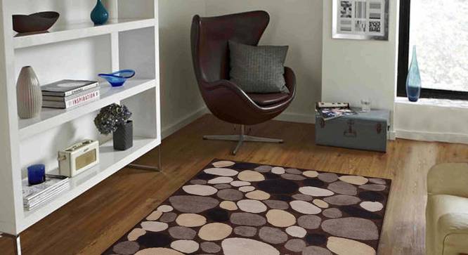 Stefano Carpet (Brown, 56 x 140 cm (22" x 55") Carpet Size) by Urban Ladder - Front View Design 1 - 304839