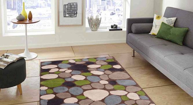 Stefano Carpet (Green, 183 x 274 cm  (72" x 108") Carpet Size) by Urban Ladder - Front View Design 1 - 304893