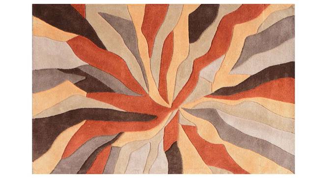 Carmela Carpet (Orange, 91 x 152 cm  (36" x 60") Carpet Size) by Urban Ladder - Design 1 Details - 304966