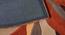 Carmela Carpet (Orange, 91 x 152 cm  (36" x 60") Carpet Size) by Urban Ladder - Rear View Design 1 - 304969